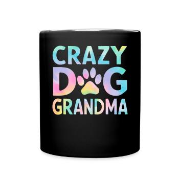 Cadeaux de grand-mère pour chien - Mug uni - noir - Devant