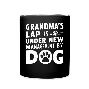 Cadeaux de grand-mère pour chien - Mug uni - noir - Devant