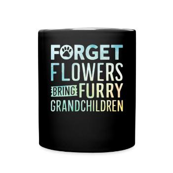 Dog Grandma Gifts - Full Colour Mug - black - Front