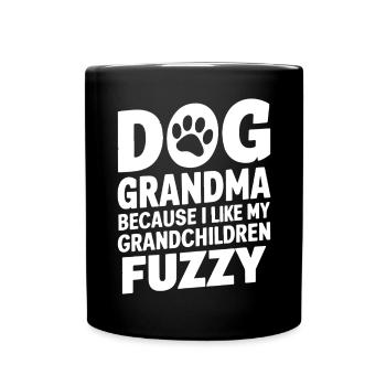Cadeaux de grand-mère pour chien - Mug uni - noir - Devant