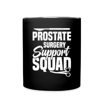 Auxiliary Fight for Prostate Surgery - Full Colour Mug - black - Front