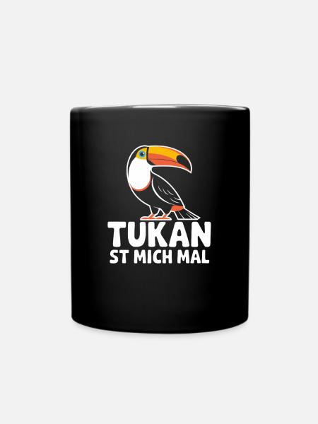 Tukan St Mich Mal, Tukan, Exotischer Vogel, - Tasse einfarbig - Schwarz