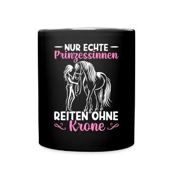 Équitation Sports équestres Cavaliers Amoureux des chevaux - Mug uni - noir - Devant