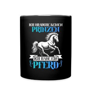 Équitation Sports équestres Cavaliers Amoureux des chevaux - Mug uni - noir - Devant