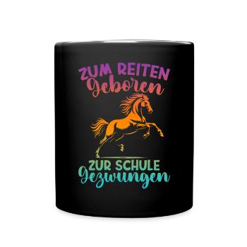 Équitation Sports équestres Cavaliers Amoureux des chevaux - Mug uni - noir - Devant