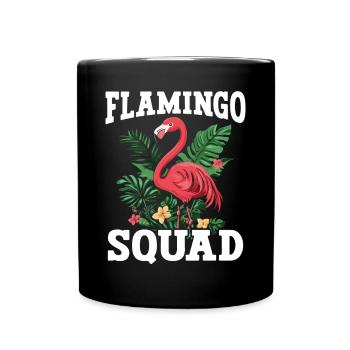 Escouade Flamingo - Mug uni - noir - Devant