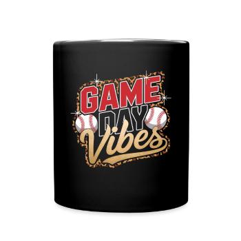 Base-ball - Mug uni - noir - Devant