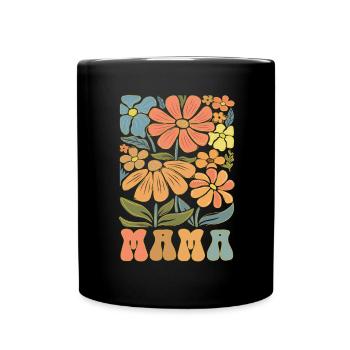 Mama - Tasse einfarbig - Schwarz - Vorne