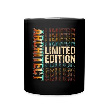 Architecte - Mug uni - noir - Devant