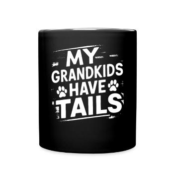 Cadeaux de grand-père chien - Mug uni - noir - Devant