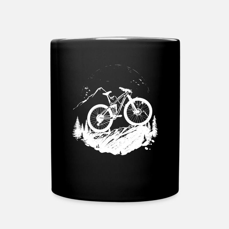 Mountainbike - Tasse einfarbig - Schwarz