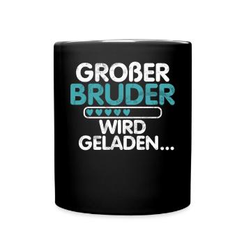Big Brother Baby Lover Older Sibling - Full Colour Mug - black - Front