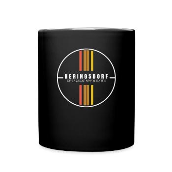 Heringsdorf - Tasse einfarbig - Schwarz - Vorne