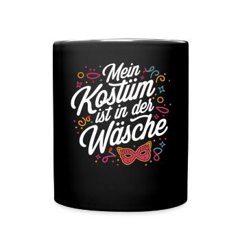 Costume Is In The Lingerie Cologne Carnival Disguise - Full Colour Mug - black - Front