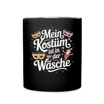 Costume Is In The Lingerie Cologne Carnival Disguise - Full Colour Mug - black - Front