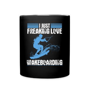 Sports nautiques Wakesurf - J’adore - Mug uni - noir - Devant
