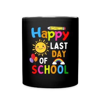 Funny graduation saying - Full Colour Mug - black - Front