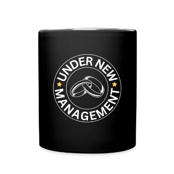 Funny Wedding Saying Marriage Bachelor Party - Full Colour Mug - black - Front