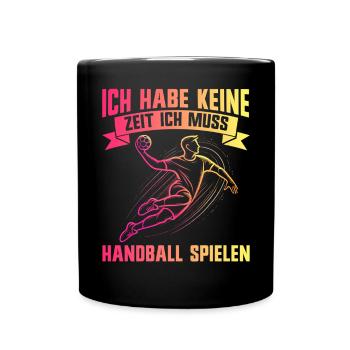 Amateurs de handball Joueurs de sport de handball - Mug uni - noir - Devant