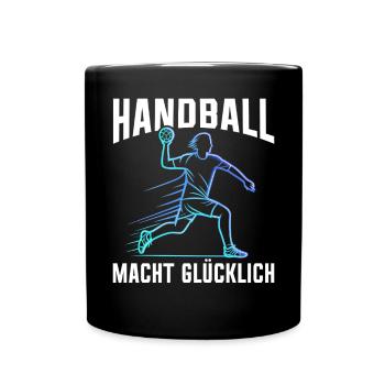 Amateurs de handball Joueurs de sport de handball - Mug uni - noir - Devant