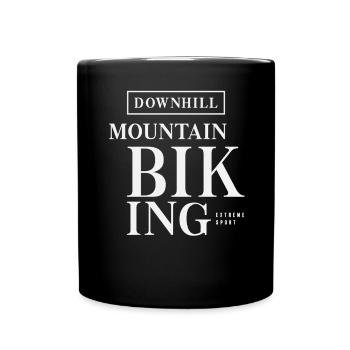 Sports extrêmes Descente VTT - Mug uni - noir - Devant