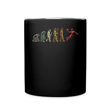 Handball Liebhaber Handball Sport Spieler - Tasse einfarbig - Schwarz - Vorne