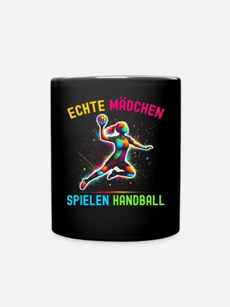 Handball Liebhaber Handball Sport Spieler - Tasse einfarbig - Schwarz