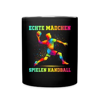 Amateurs de handball Joueurs de sport de handball - Mug uni - noir - Devant