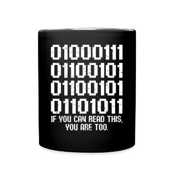 Science Nerd Physique Étudiant Blagues Geek - Mug uni - noir - Devant
