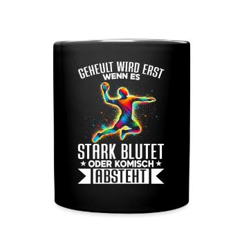 Handball Liebhaber Handball Sport Spieler - Tasse einfarbig - Schwarz - Vorne