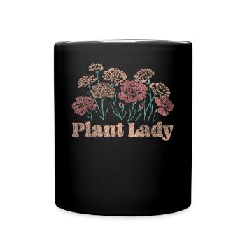 Plant Lover Gardening Flower Plant - Tasse einfarbig - Schwarz - Vorne