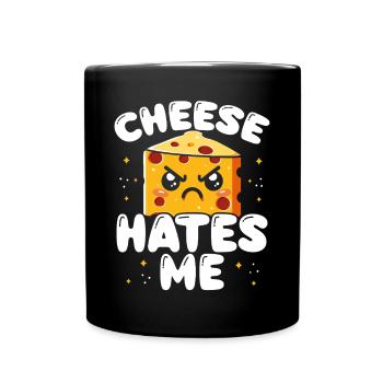 Lactose intolerant Lactose intolerance - Full Colour Mug - black - Front