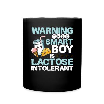 Intolérance au lactose Jeune intolérance au lactose - Mug uni - noir - Devant
