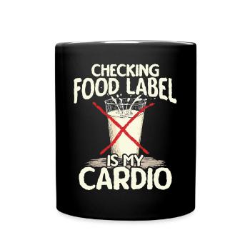 Lactose intolerant Lactose intolerance - Full Colour Mug - black - Front