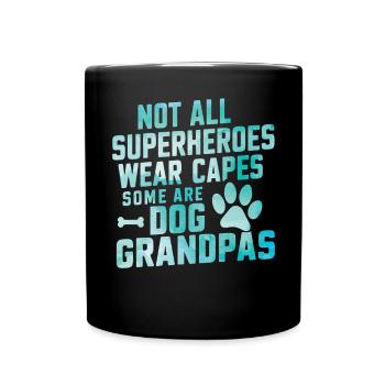 Cadeaux de grand-père chien - Mug uni - noir - Devant