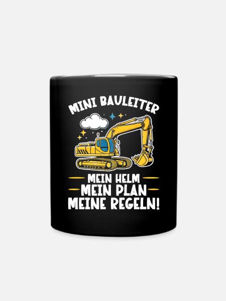 Enfants Chef de chantier Chef de projet Entrepreneur - Mug uni - noir
