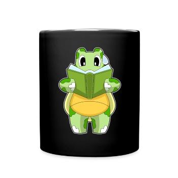 Livre des nerds de la Tortue - Mug uni - noir - Devant
