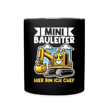 Enfants Chef de chantier Chef de projet Entrepreneur - Mug uni - noir - Devant