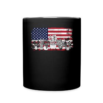 Plant Lover Gardening Monstera - Tasse einfarbig - Schwarz - Vorne