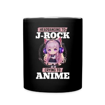 Anime & Music Kawaii - Full Colour Mug - black - Front