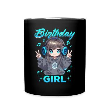 Anime & Music Kawaii - Full Colour Mug - black - Front
