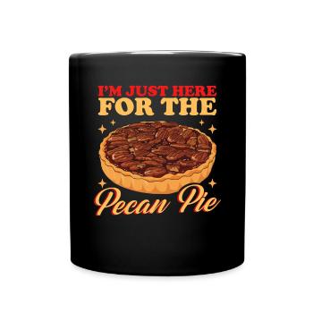 Pecan Pie Cake Pecan Pie Gift - Full Colour Mug - black - Front