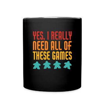 Board Game Board Games Game Night Games Gift - Full Colour Mug - black - Front