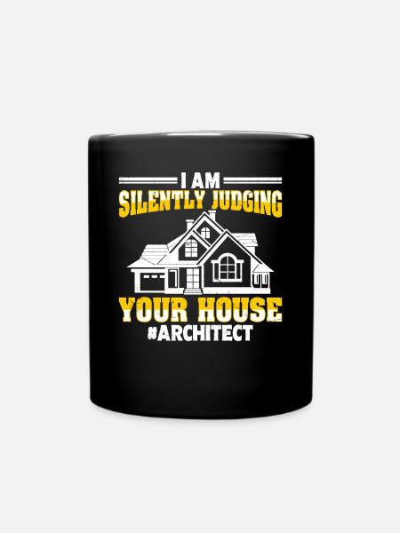 Architekt - Tasse einfarbig - Schwarz