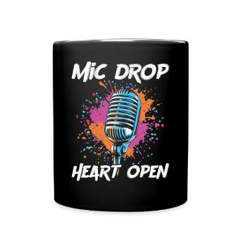 Poésie Slam Comptine Slam Poésie Poète Poète - Mug uni - noir - Devant