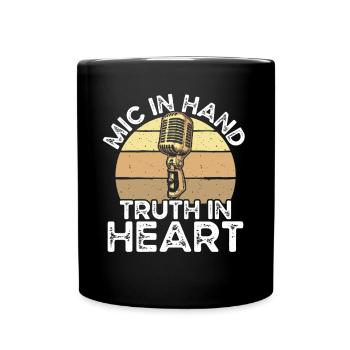 Poésie Slam Comptine Slam Poésie Poète Poète - Mug uni - noir - Devant