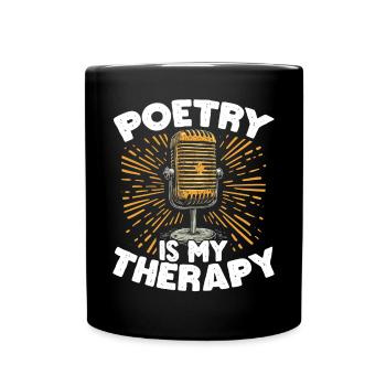 Poésie Slam Comptine Slam Poésie Poète Poète - Mug uni - noir - Devant