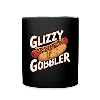 Hot-dog - Mug uni - noir - Devant