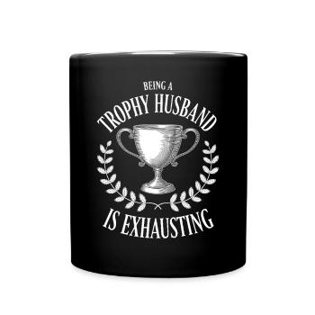 Ehemann - Tasse einfarbig - Schwarz - Vorne