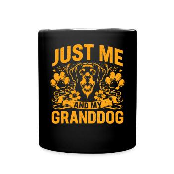 Cadeaux de grand-père chien - Mug uni - noir - Devant